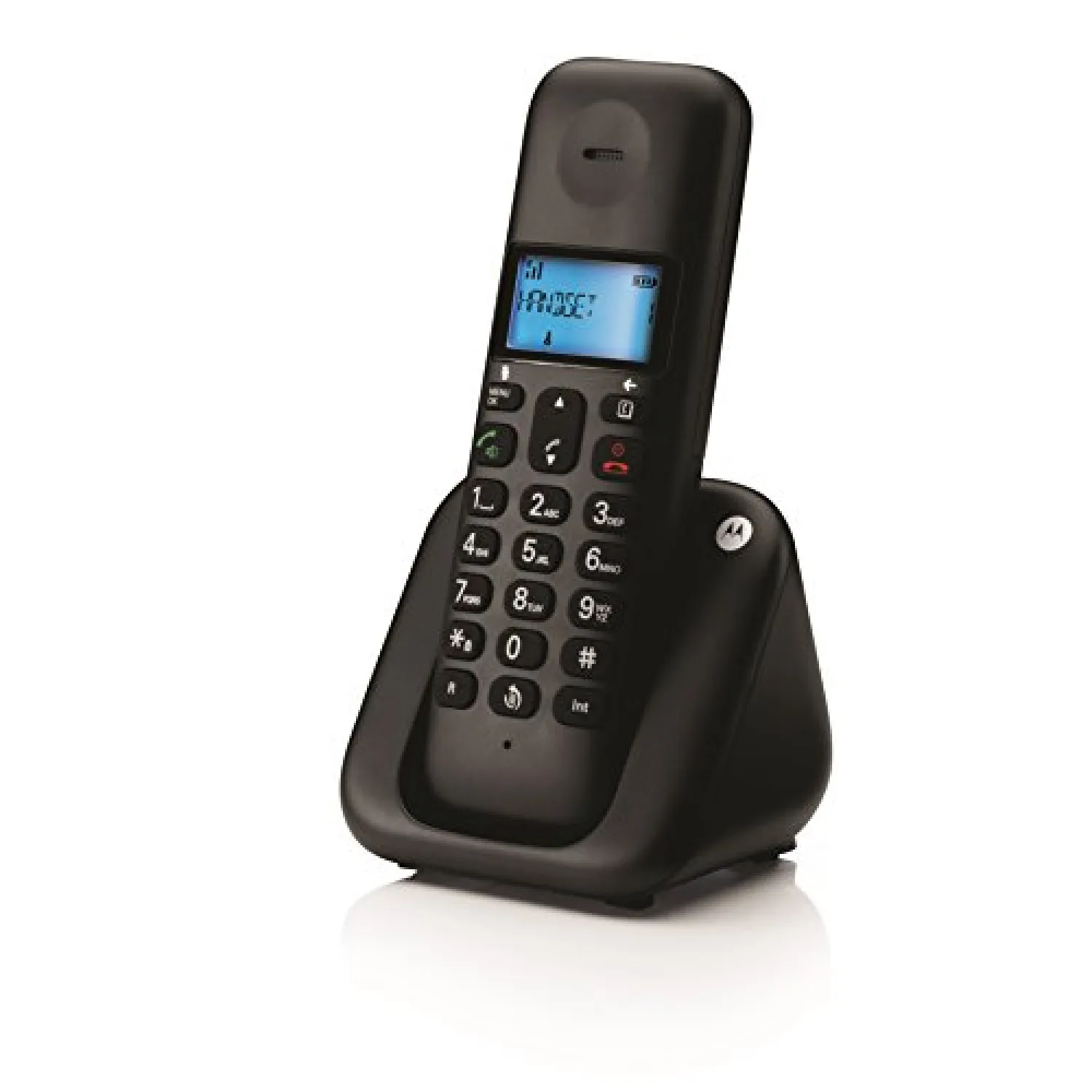 Telefono Cordless Motorola T301Plus, Nero e Pratico