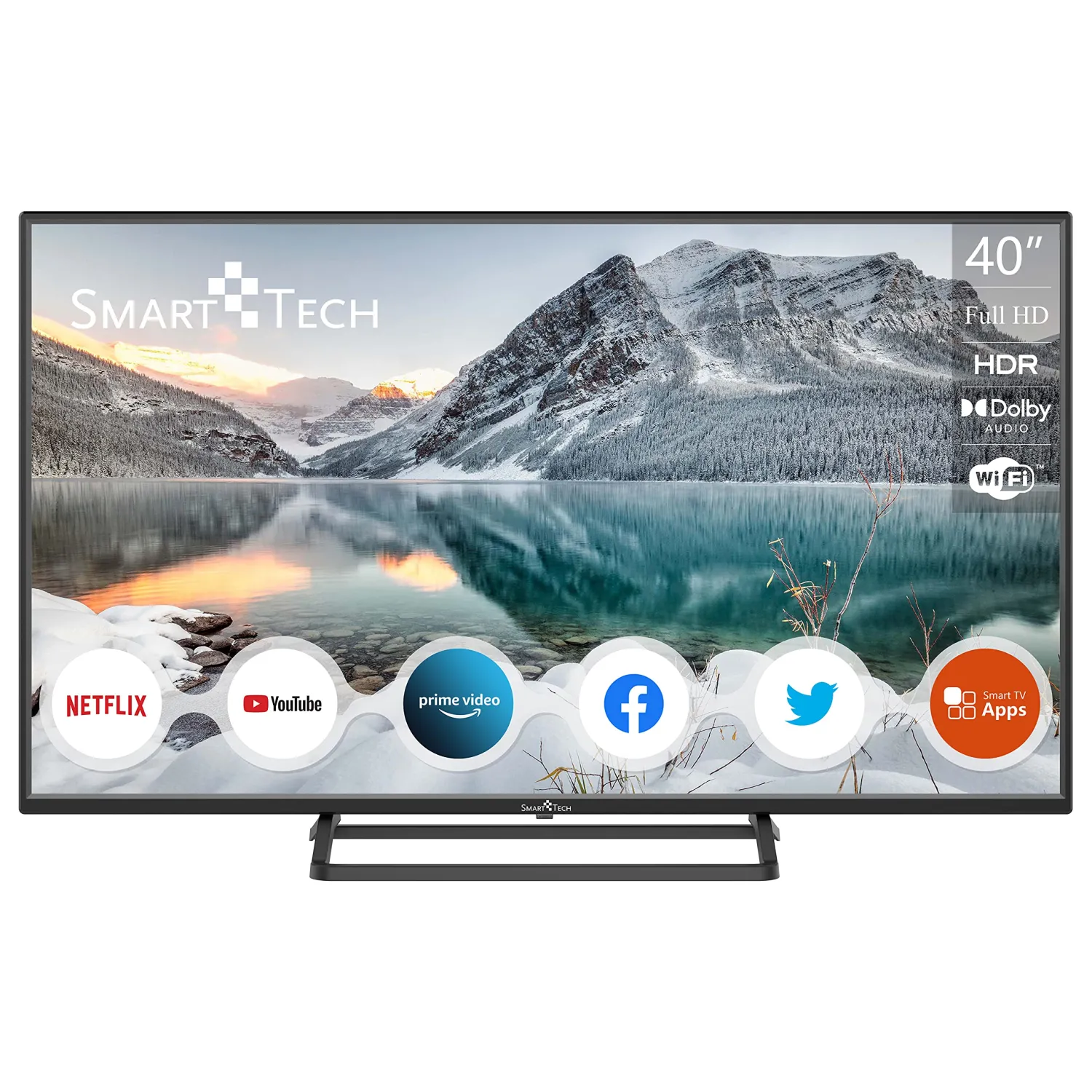 Smart TV 40 FHD con Netflix, YouTube e Prime Video