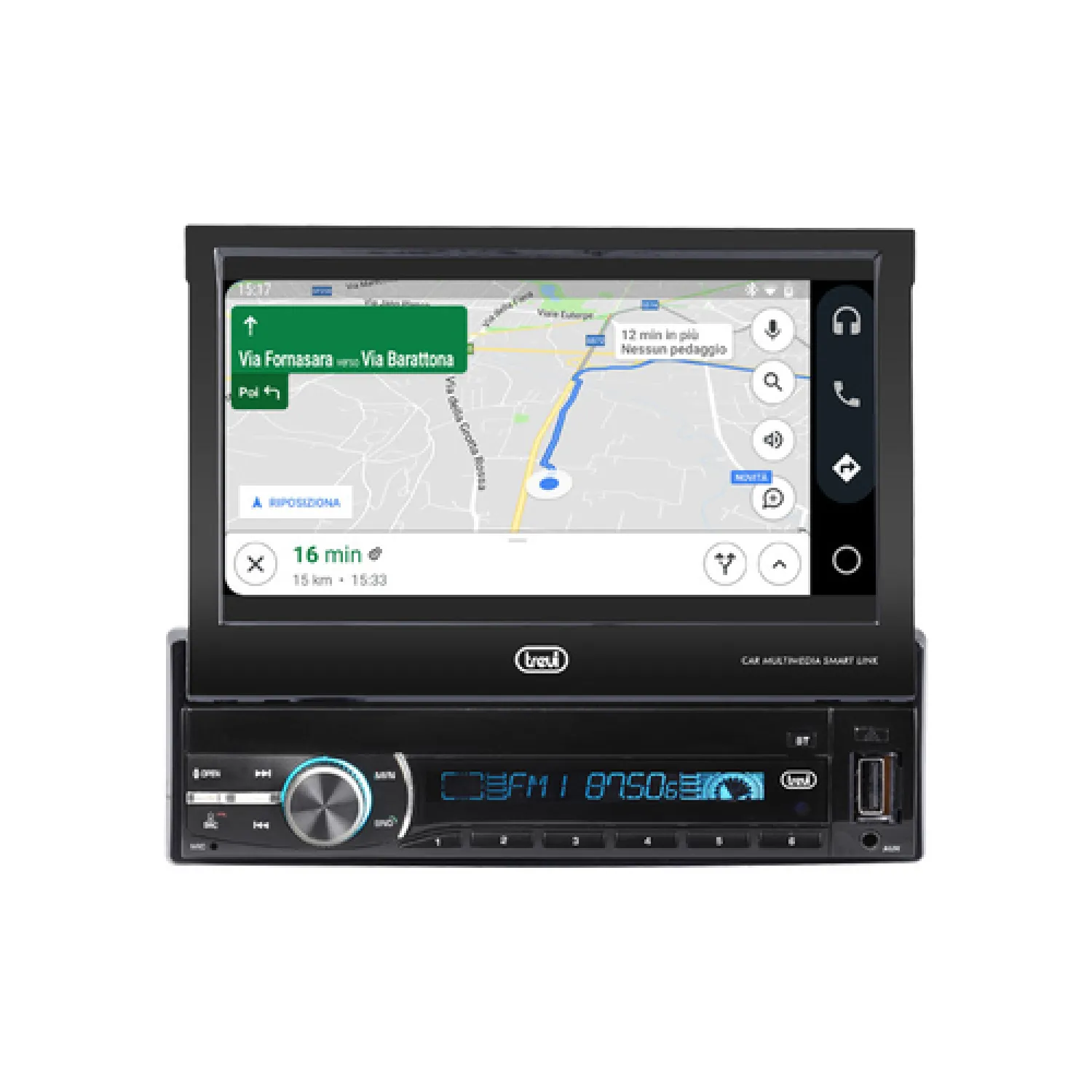 Trevi Car Video 7 con DAB e ingressi USB, SD, AUX - immagine 2