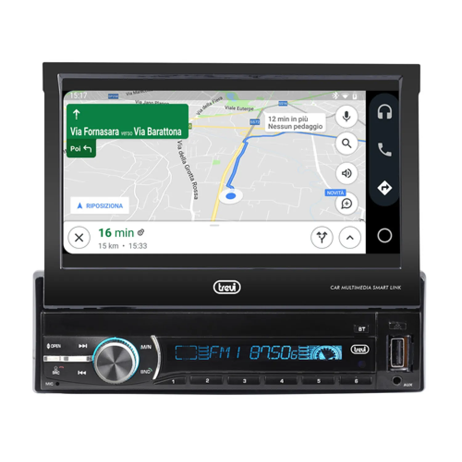 Trevi Car Video 7 con DAB e ingressi USB, SD, AUX - immagine 3