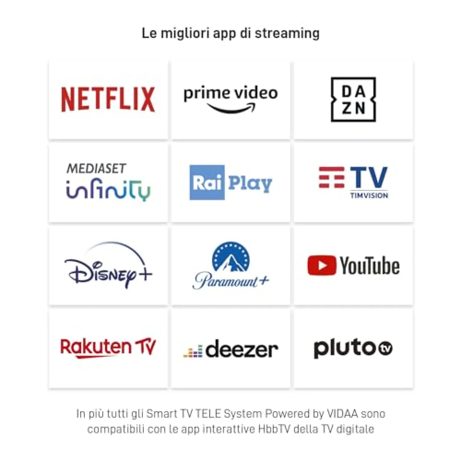 Televisore Smart TV 32 Tele System SONIC con Soundbar e HbbTV - immagine 3