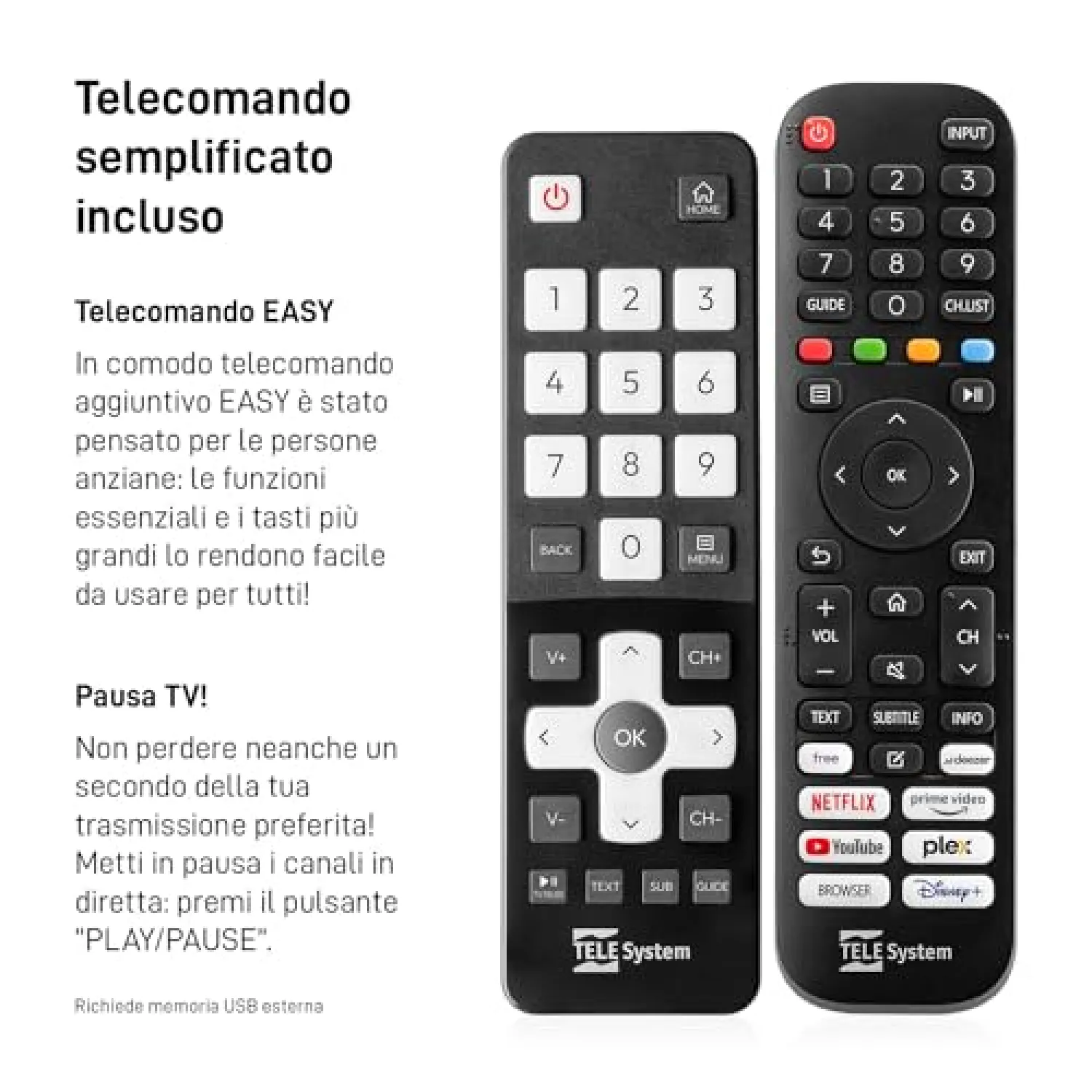 Televisore Smart TV 32 Tele System SONIC con Soundbar e HbbTV - immagine 5