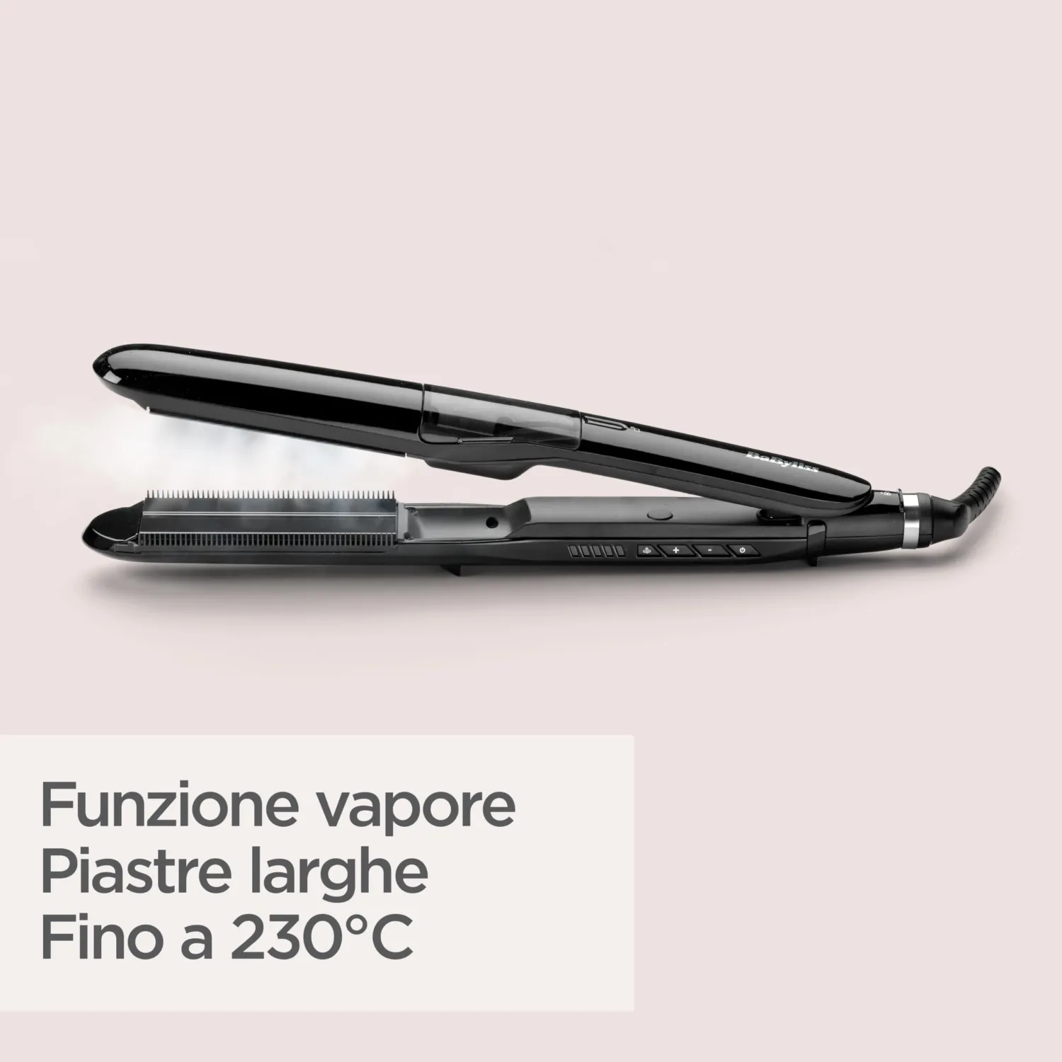 BaByliss Piastra per Capelli a Vapore Steam Straight 5 Temperature - immagine 5
