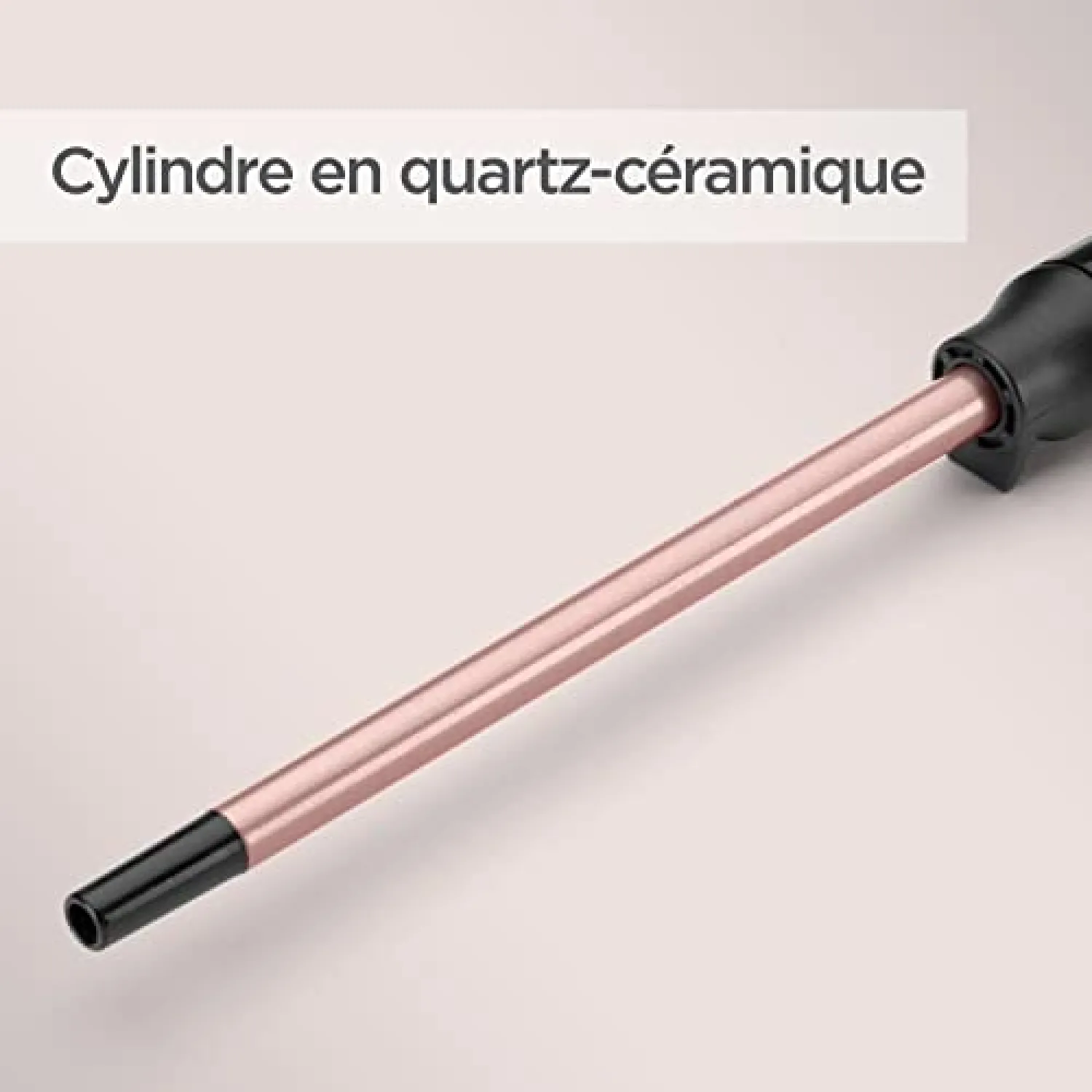 Ferro arricciacapelli BaByliss 10mm Nero e Rosa C449E - immagine 5