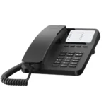 Telefono Gigaset DESK 400 da Tavolo e Parete, Nero