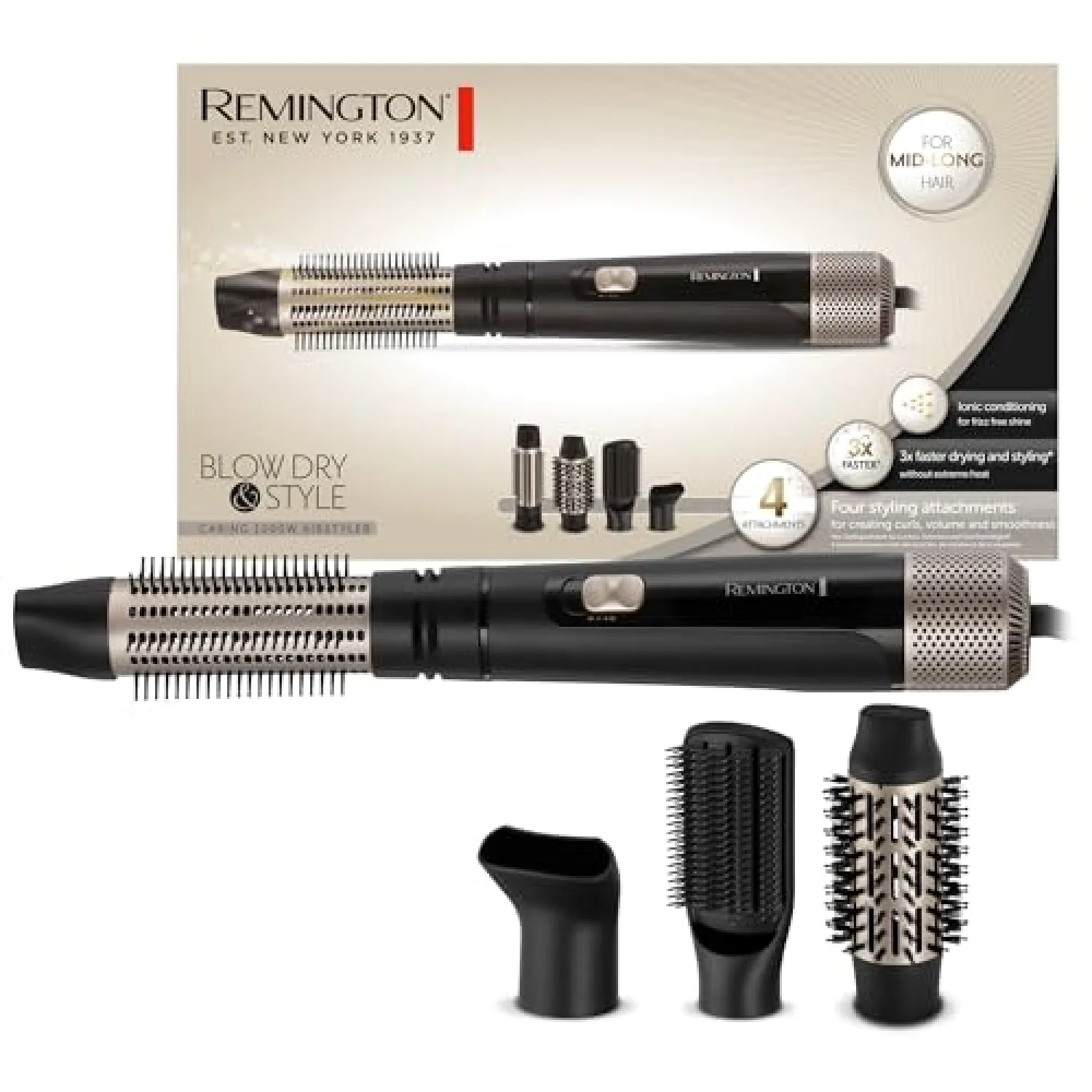 Spazzola Arricciacapelli REMINGTON AS7500 1000 W