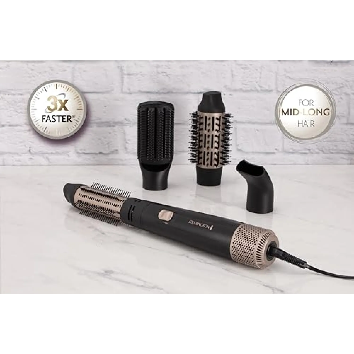 Spazzola Arricciacapelli REMINGTON AS7500 1000 W - immagine 2