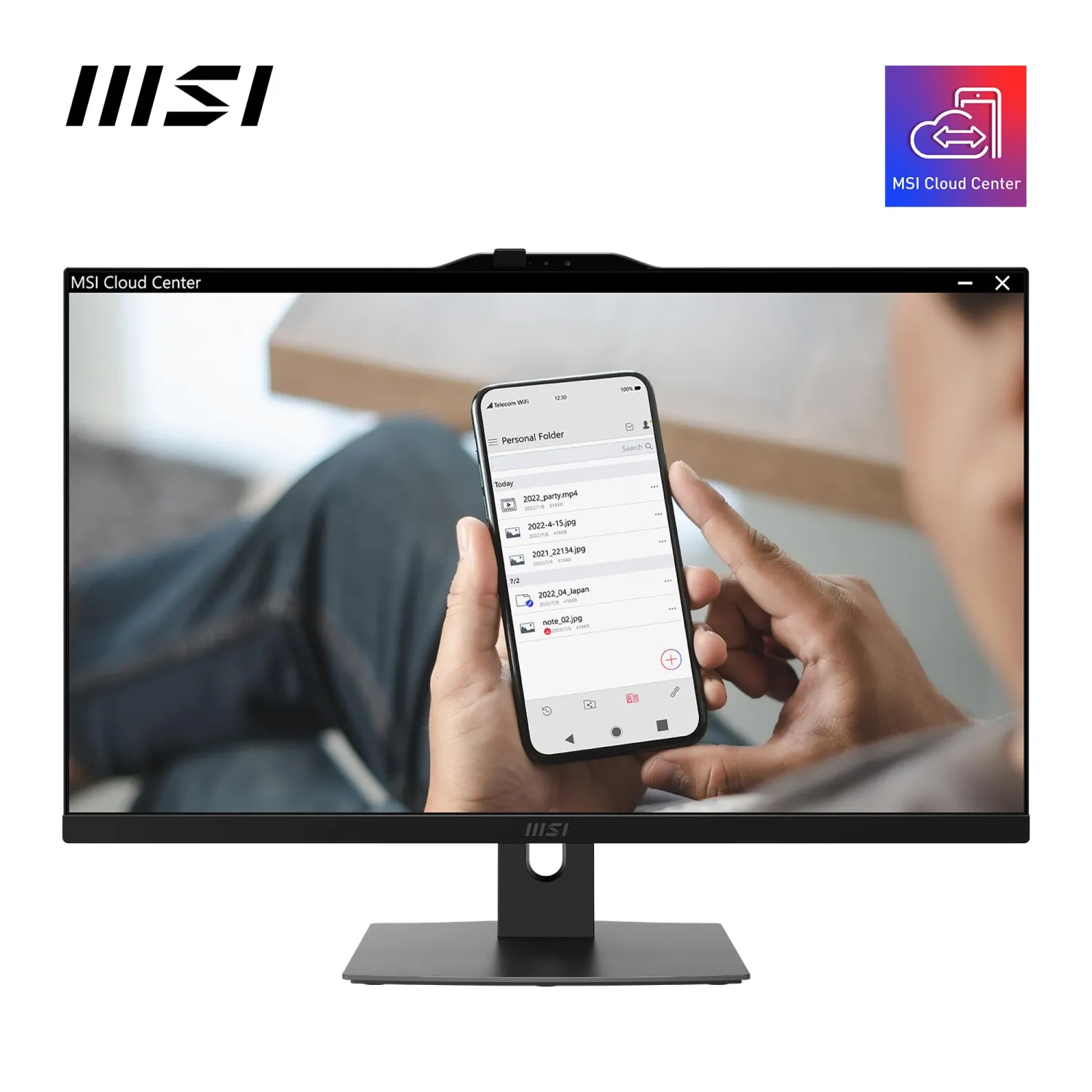 PC All-in-One MSI 27'' Black con SSD 512GB - Windows 11 - immagine 3