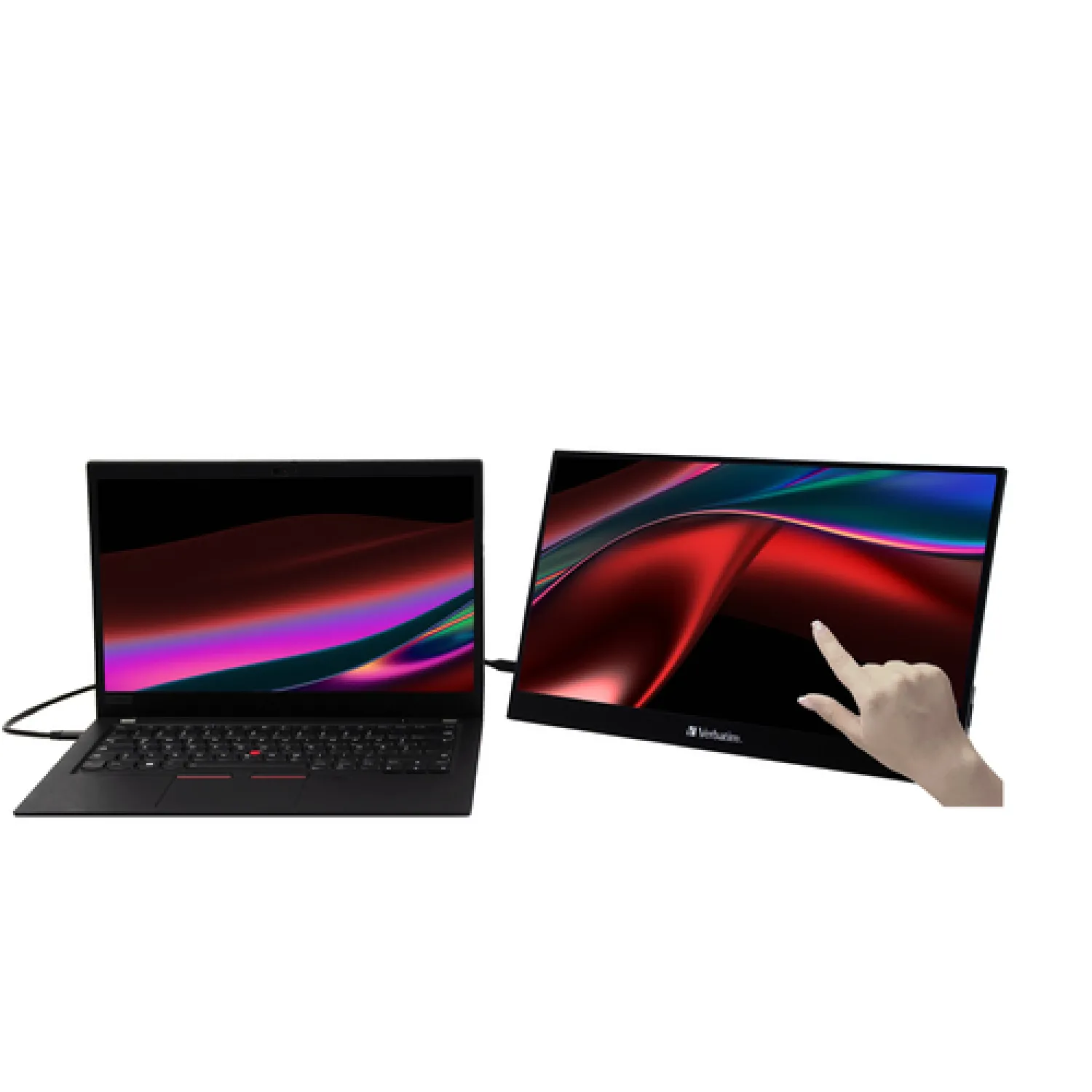 Verbatim 49593 Monitor PC 43,9 cm (17.3") 1920 x 1080 Pixel Full HD LCD Touch screen Nero - immagine 3