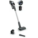 Bosch BCS931WBA scopa elettrica Aspirapolvere elettrica Batteria Secco HEPA Senza sacchetto 0,4 L 3 Ah