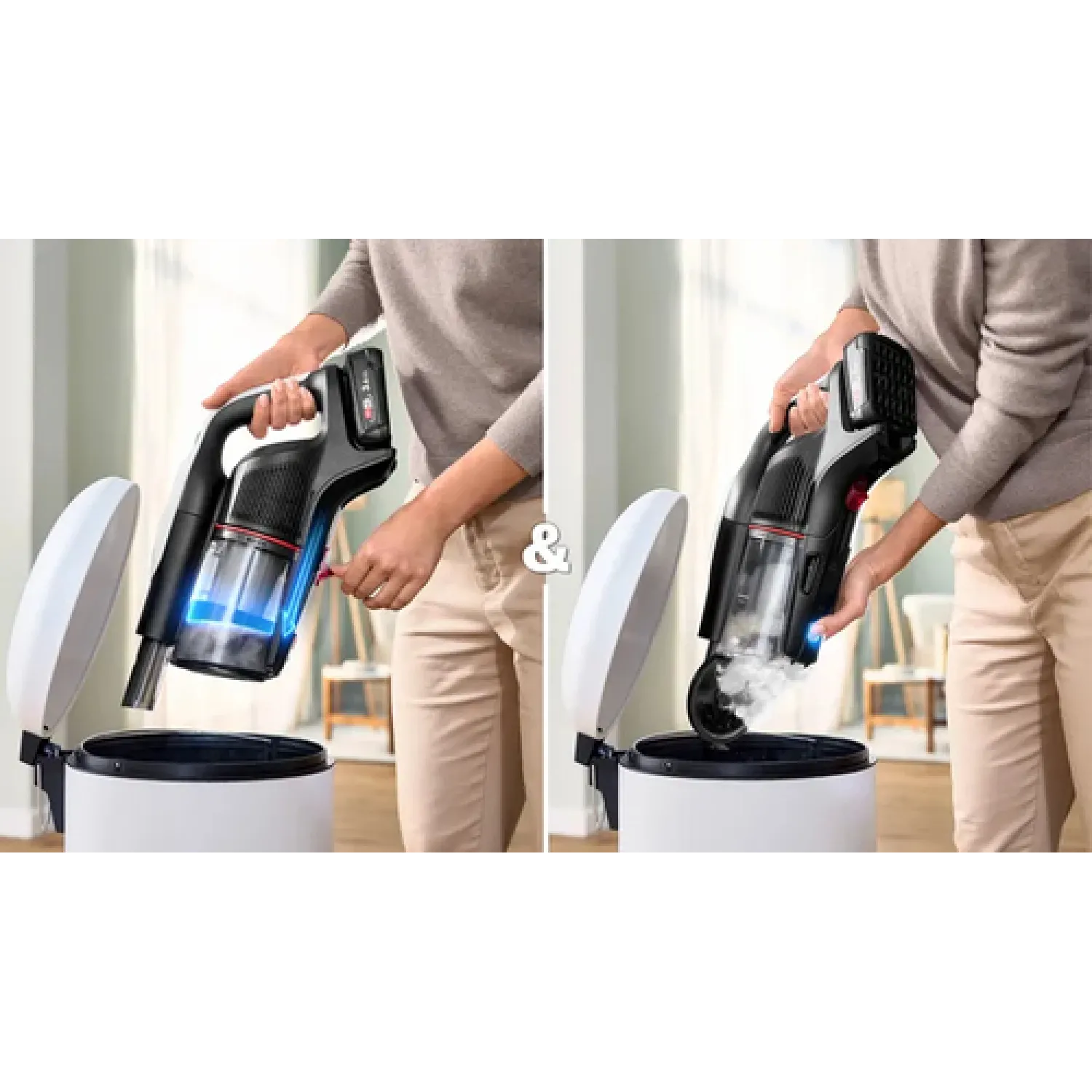 Bosch BCS931WBA scopa elettrica Aspirapolvere elettrica Batteria Secco HEPA Senza sacchetto 0,4 L 3 Ah - immagine 5