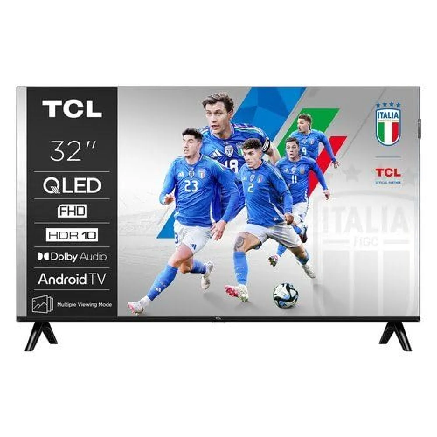TCL TELEVISORE 32" POLLICI SMART TV 32S59K QLED, FHD, DOLBY AUDIO, HEVC MAIN 10, DVB-T2 - immagine 3