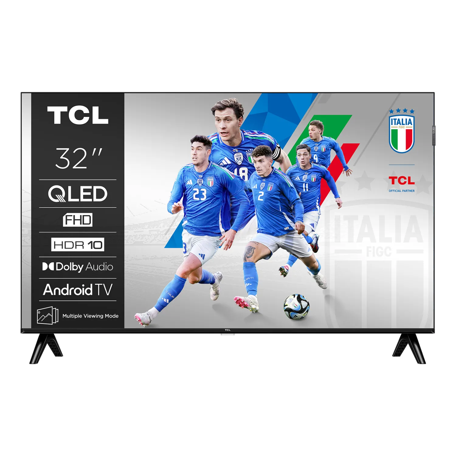 TCL TELEVISORE 32" POLLICI SMART TV 32S59K QLED, FHD, DOLBY AUDIO, HEVC MAIN 10, DVB-T2 - immagine 2