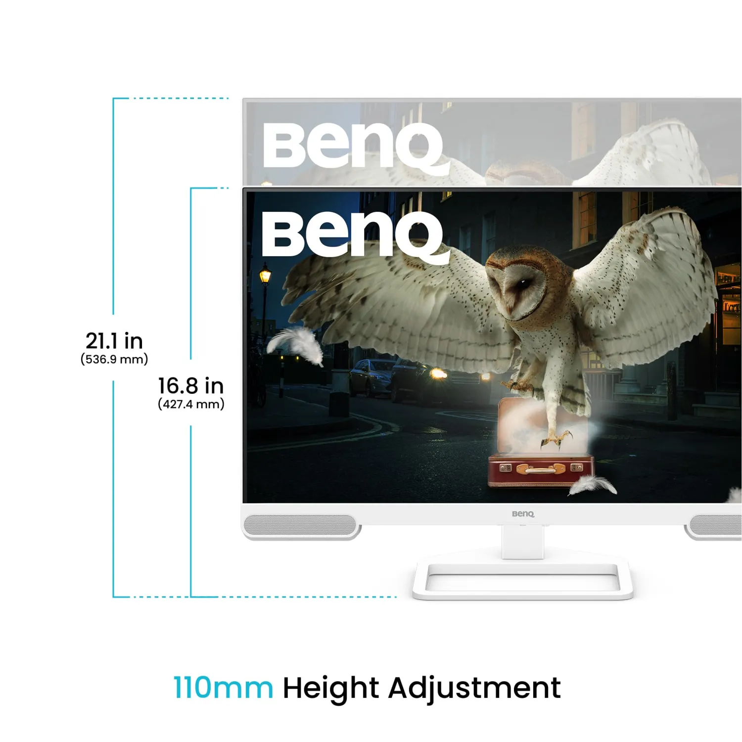 Monitor 27" LED IPS EW2790U 4K Ultra HD 3840 x 2160 Pixel Tempo di Risposta 5 ms - immagine 4