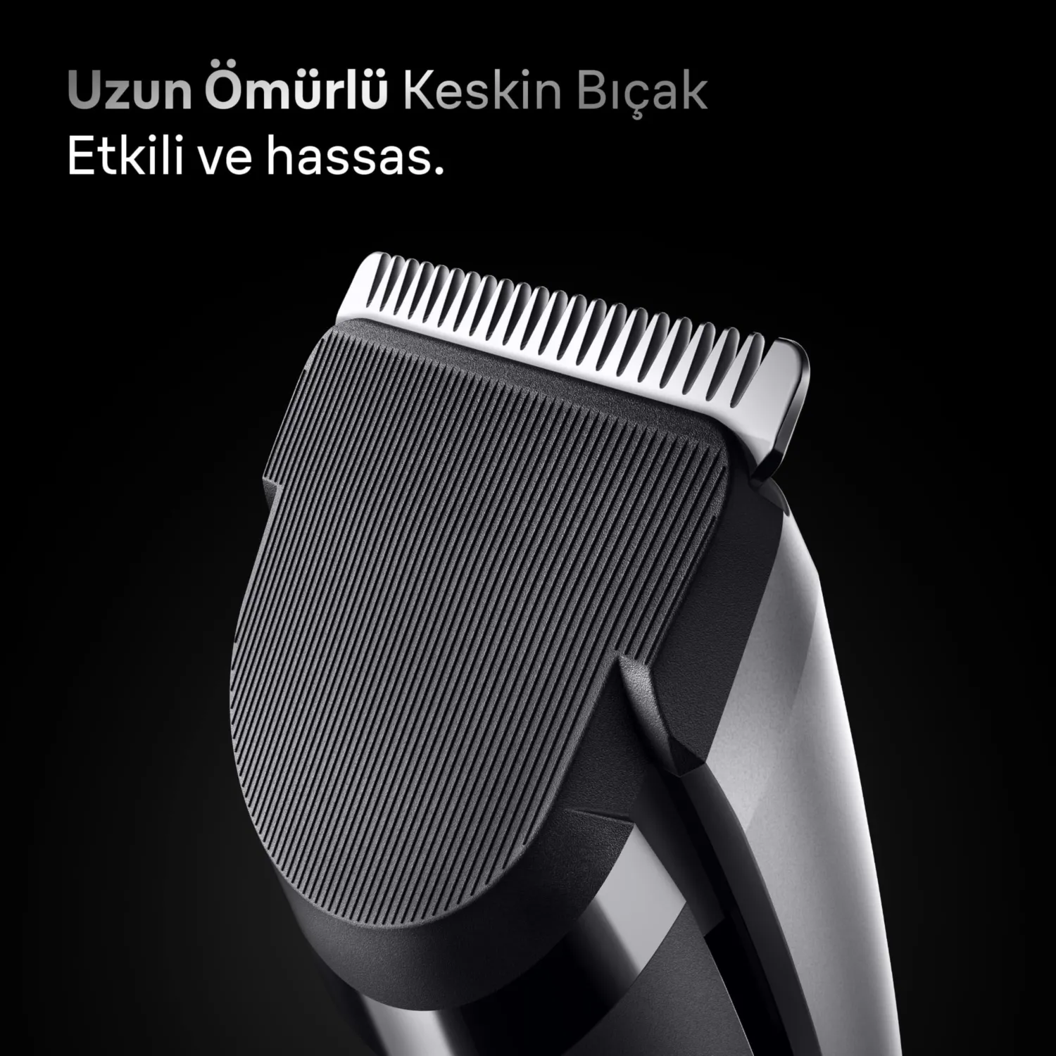Braun Tagliacapelli Uomo Series 7, +5 Strumenti Di Styling, Lama Affilata di Lunga Durata, 17 Lunghezze, Blocco Memoria, Autonomia 50 Min, Lavabile, HC7590, Grigio - immagine 4