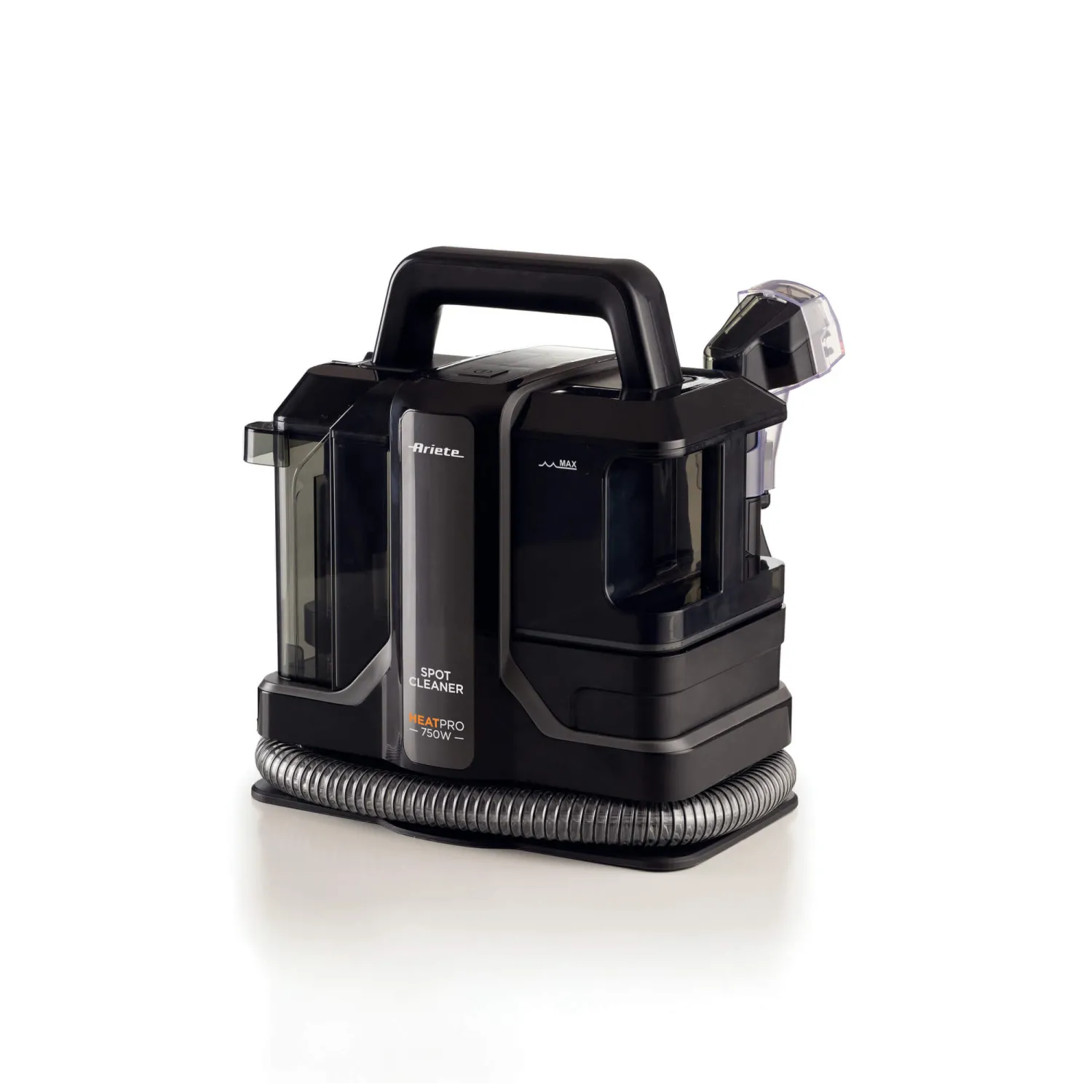 Ariete 2482 Spot Cleaner Heat Pro 750W, Pulitore per tappeti e tappezzerie,Lavatappeti, 750W, 2 serbatoi, Nero - immagine 2