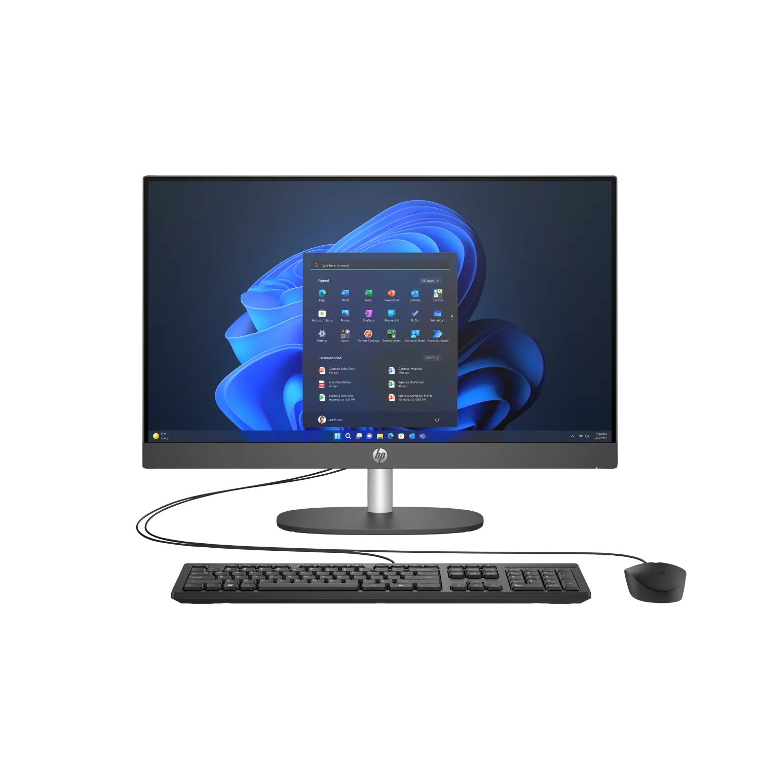 PC All-in-One ProOne 240 G10 Intel i3 23.8 Windows 11 Bianco - immagine 5