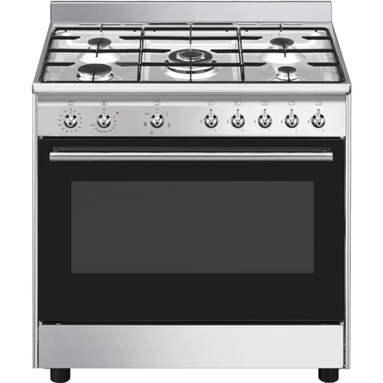 Cucina a Gas SMEG Concert CX90GM in Acciaio Inossidabile - immagine 2