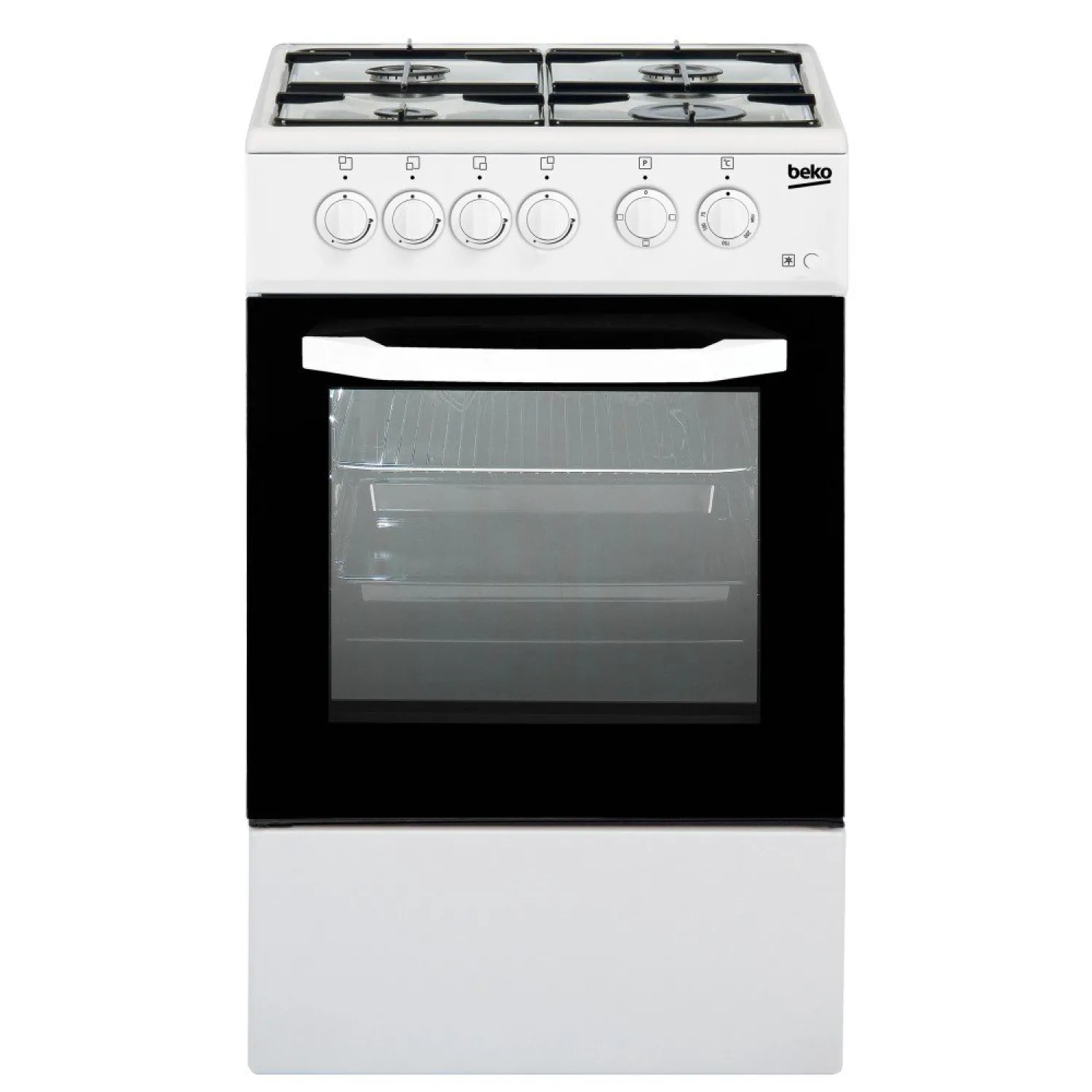 Beko CSS42014FW Libera installazione Piano cottura a gas B Bianco cucina - Forni e fornelli (Piano cottura, Bianco, pulsanti, Manopola, Frontale, Piano cottura a gas, S)