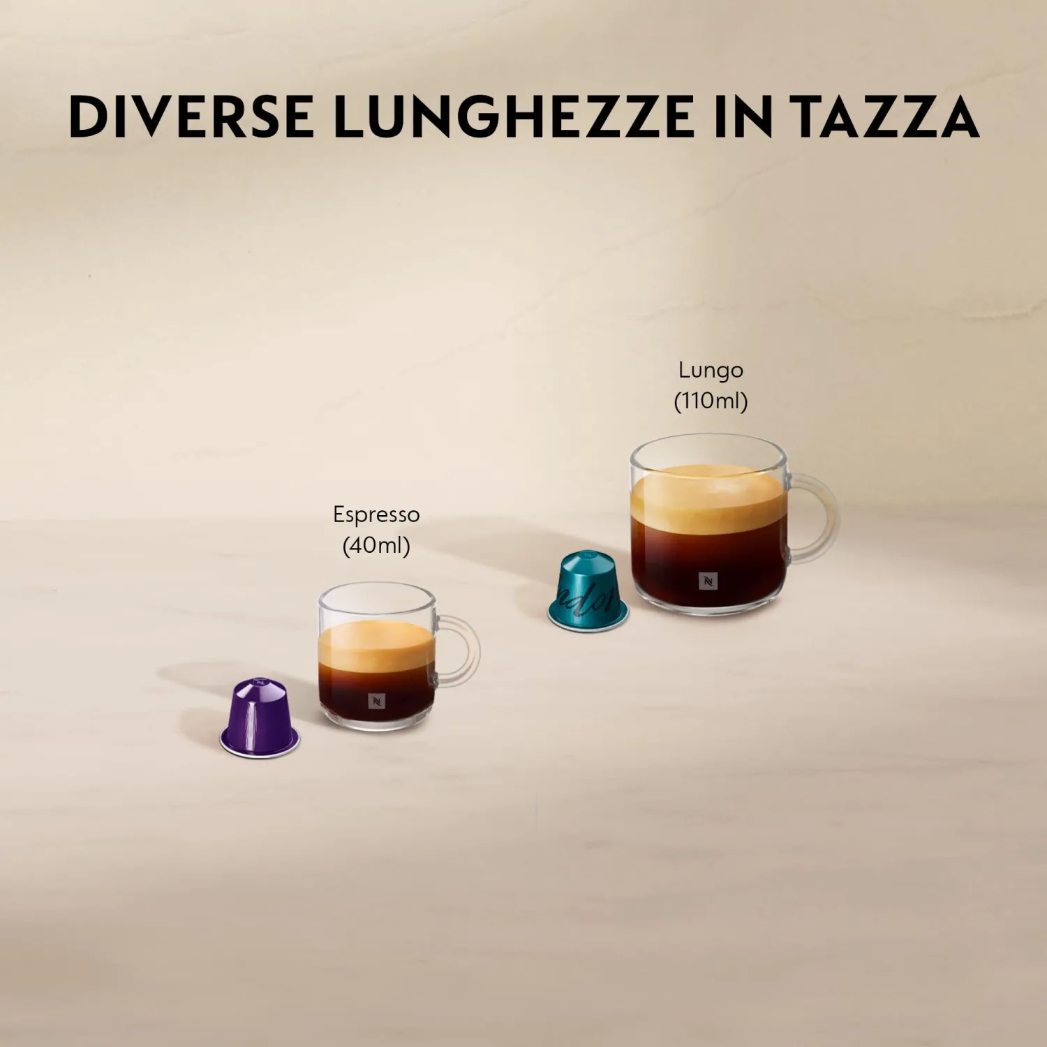 Krups Nespresso Macchina per capsule caffè Essenza Mini XN1108, 0,6 litri, 19 bar, Modalità risparmio energetico, 1260W, Nero - immagine 2