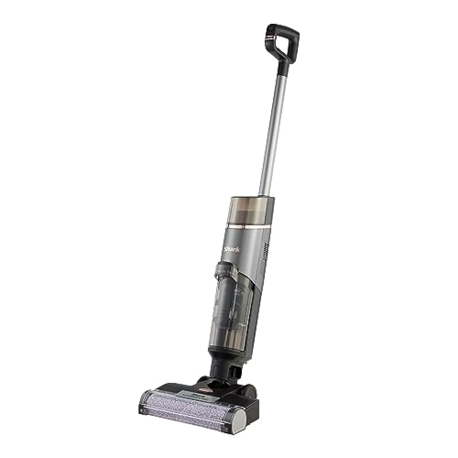 Shark HydroVac, Aspirapolvere e lavapavimenti senza filo con spazzola antimicrobica e liquido multisuperficie neutralizzatore di odori, autopulente, wet & dry, grigio WD210EU