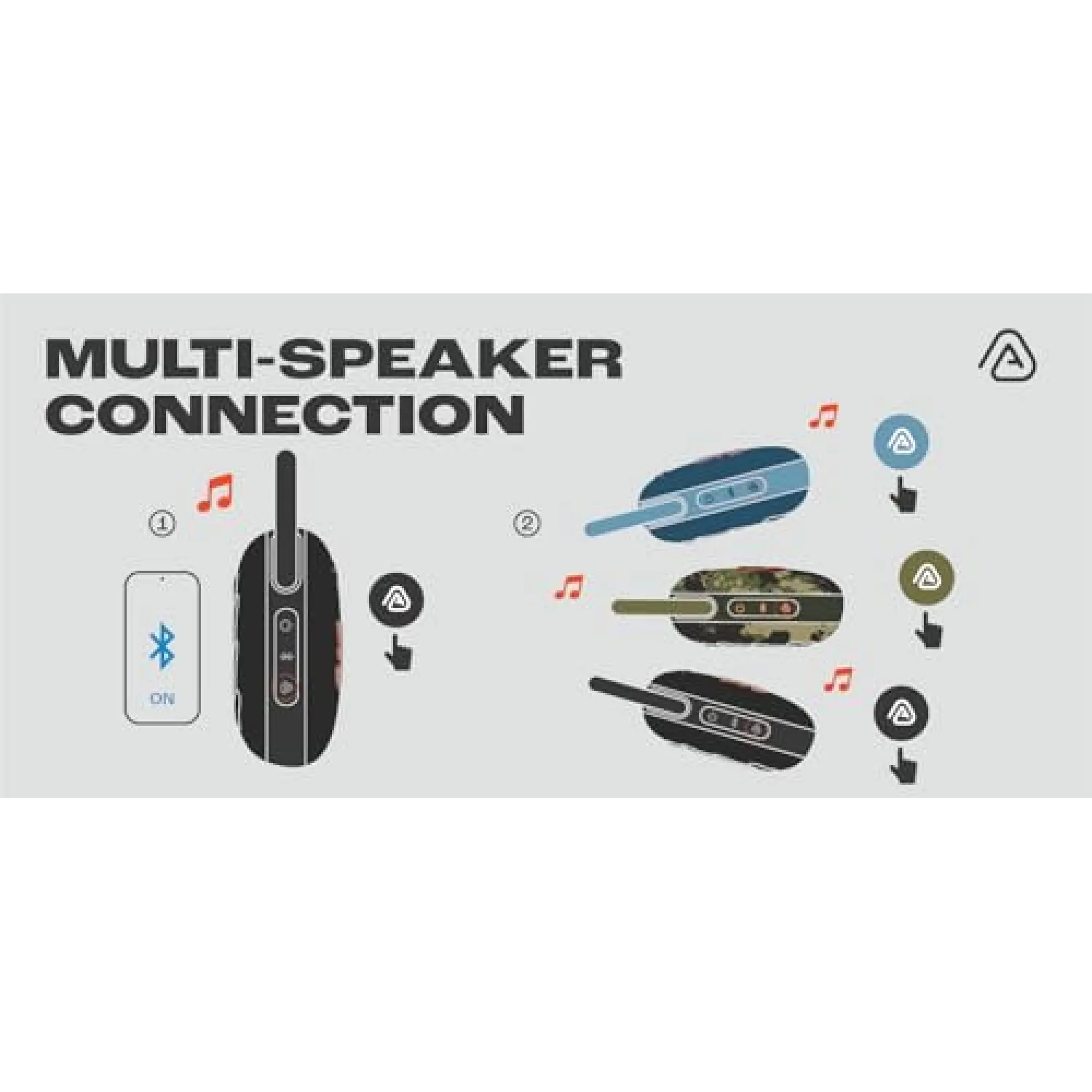 JBL Clip 5 Speaker Bluetooth Portatile, Altoparlante Wireless Compatto, Moschettone Integrato, Waterproof e Resistente alla Polvere IP67, fino a 12 h di Autonomia, App JBL Portable, Rosso - immagine 3