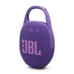 JBL Clip 5 Speaker Bluetooth Portatile, Altoparlante Wireless Compatto, Moschettone Integrato, Waterproof e Resistente alla Polvere IP67, fino a 12 h di Autonomia, App JBL Portable, Viola