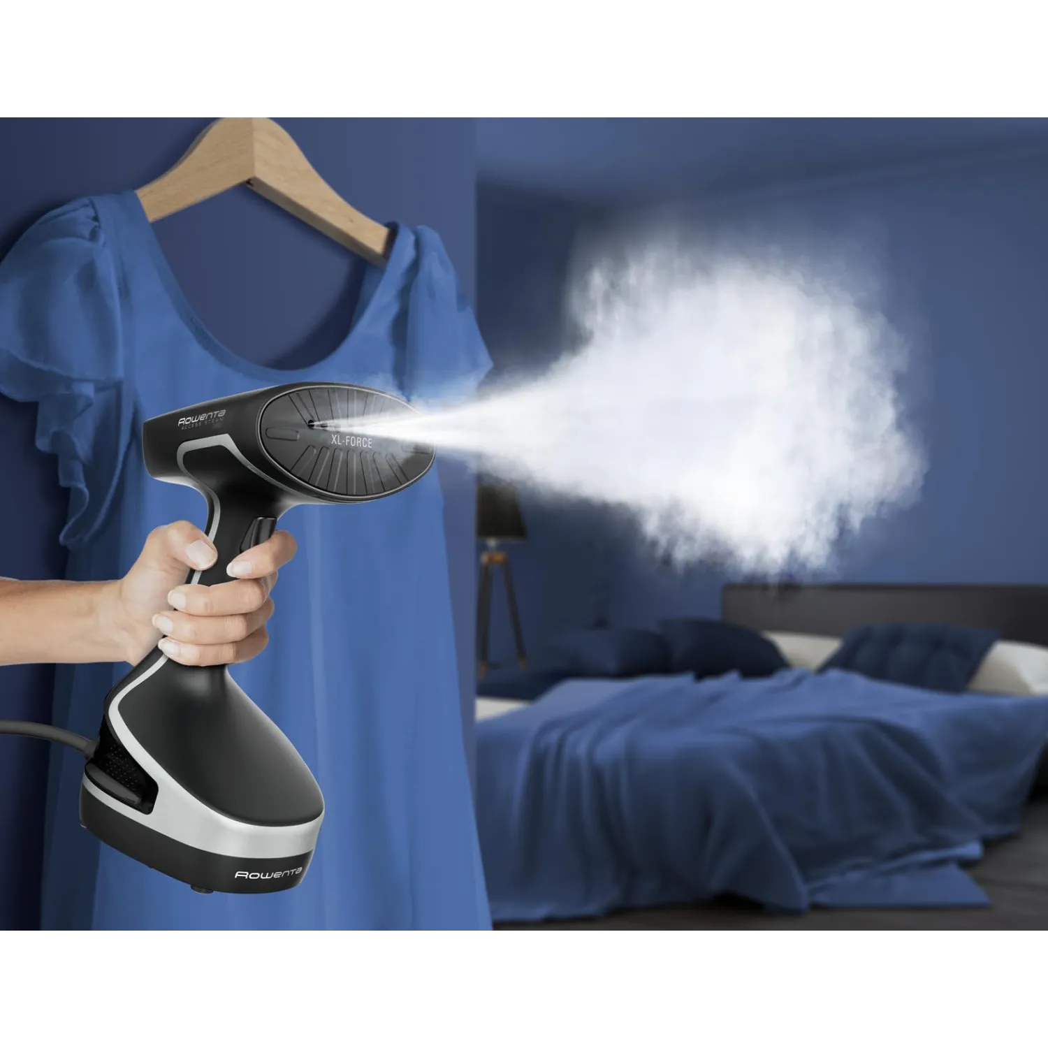 Rowenta DR8270 Access Steam Force, Ferro da Stiro Verticale per Stirare, Rinfrescare, Igienizzare e Sanificare, con Stiratrice Verticale a Vapore Sanificante, Potente e Versatile, Potenza 2000 W - immagine 4