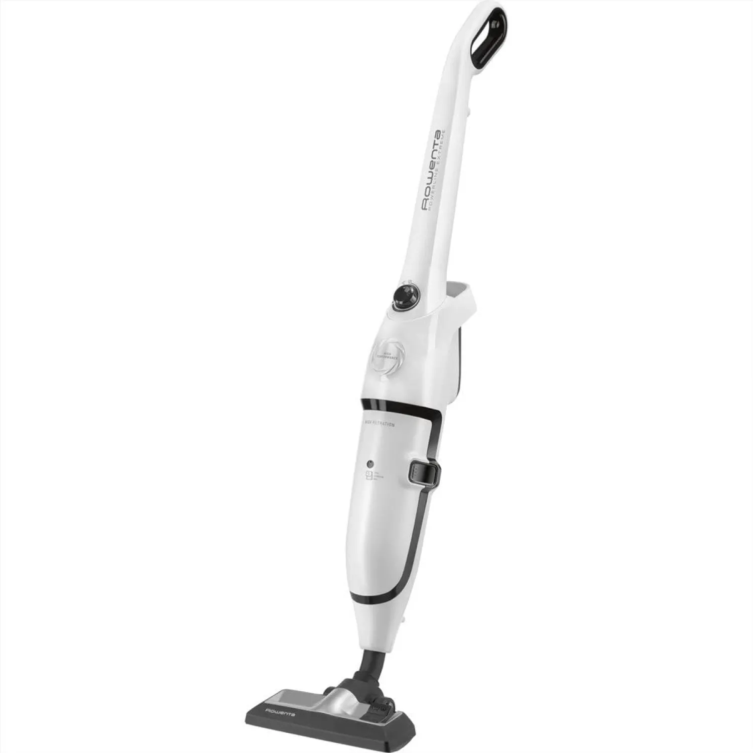 Rowenta Powerline Extreme, Scopa Elettrica con Sacco e con Filo, Capacità 2.2 l, Potenza 750 W, Rumorosità 77 dB, Bianco, RH8037