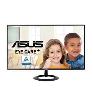 ASUS VZ24EHF Monitor Eye Care Gaming da 24” pollici (23.8), IPS, Full HD, Frameless, 100Hz, Adaptive-Sync, Tempo di Risposta 1ms, HDMI, Filtro Luci Blu, Anti-sfarfallio, Montabile a Parete, Nero
