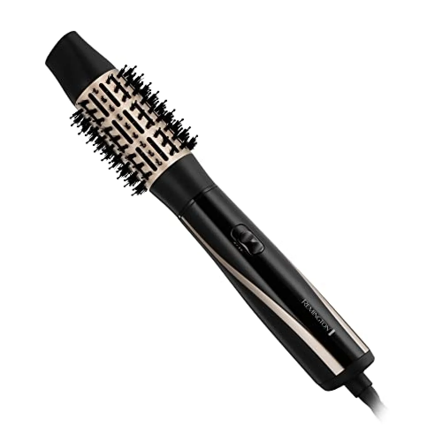 Remington Spazzola ad Aria Calda - 6 accessori: Spazzola Rotonda da 25,38,50 mm, Bocchetta Styling, Spazzola piatta, Booster Attaccatura Capelli - 1200W, Ricci, Volume e Stile Liscio, AS7700 - immagine 4