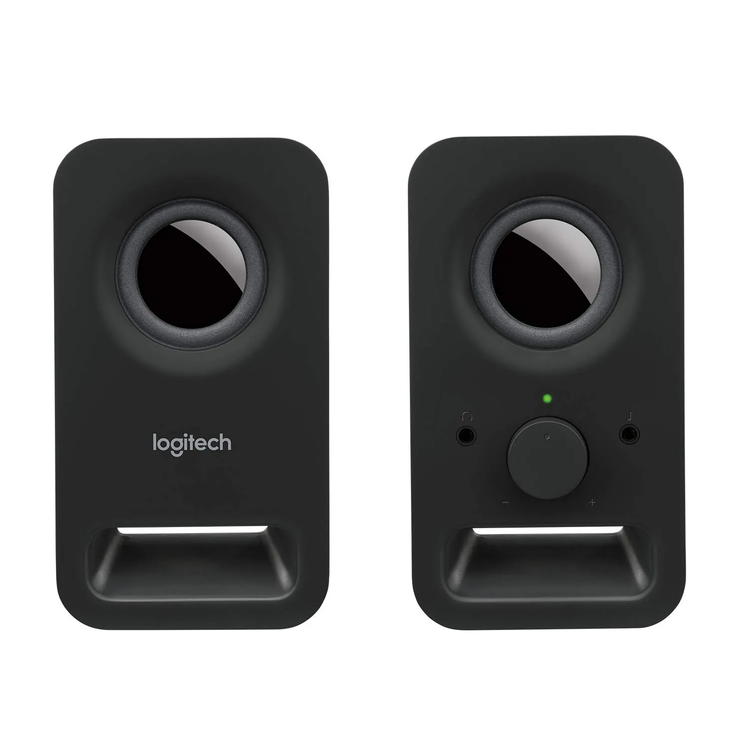 Logitech Z150 Sistema de Altavoces Compacto, Entrada Audio 3.5 mm, Controles Intregados, Toma Auriculares, Enchufe EU, Ordenador/Smartphone/Tablet/Reproductor de Música, Negro - immagine 2