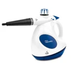 Polti Vaporetto First Pistola a Vapore con Caldaia e Tappo di Sicurezza, 3 bar, 5 Accessori, Colore Bianco e Blu