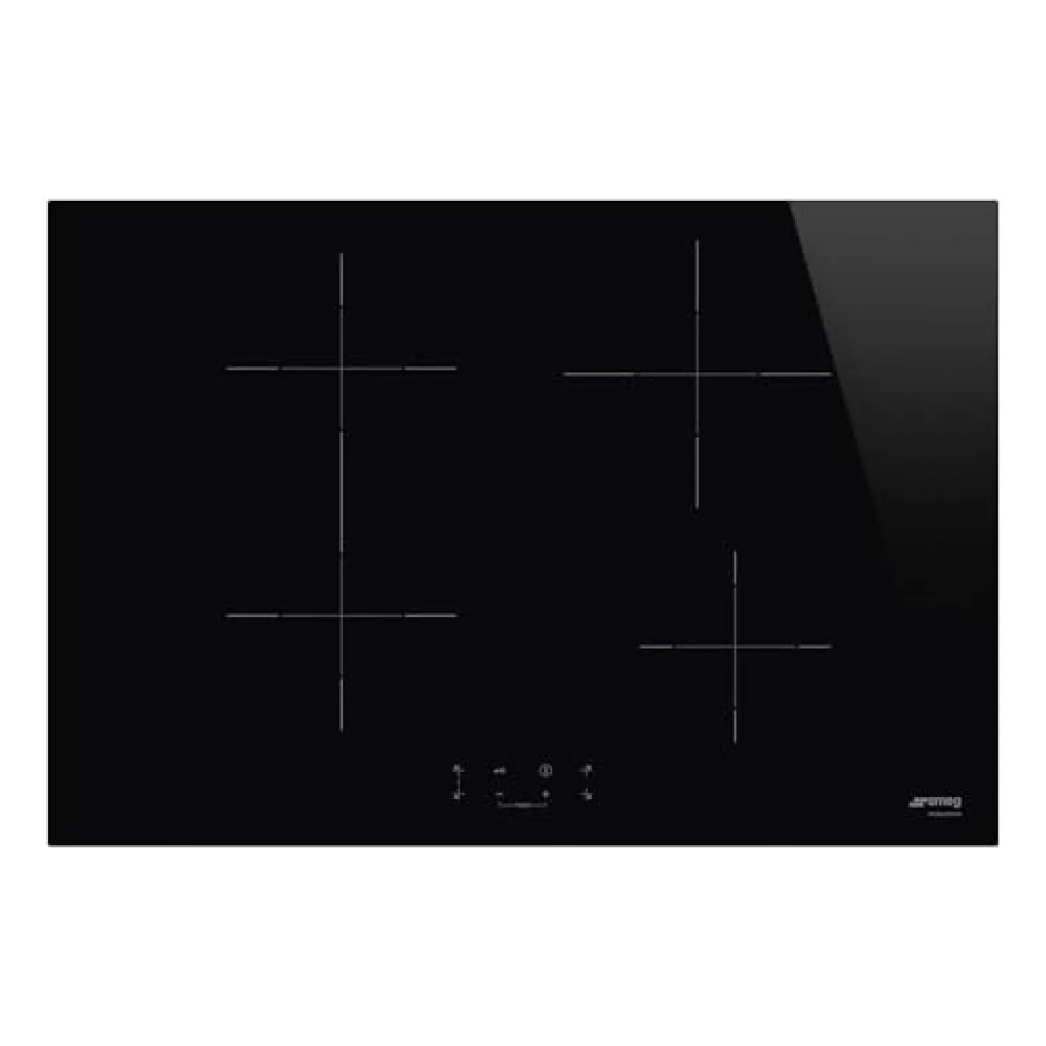 Smeg SI1B2742D - Piano cottura ad induzione, 4 fuochi, 75 cm, nero - immagine 3