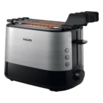 Philips HD2639/90 Viva Collection Tostapane con Lati in Metallo e Pinza per Sandwich, 650 W