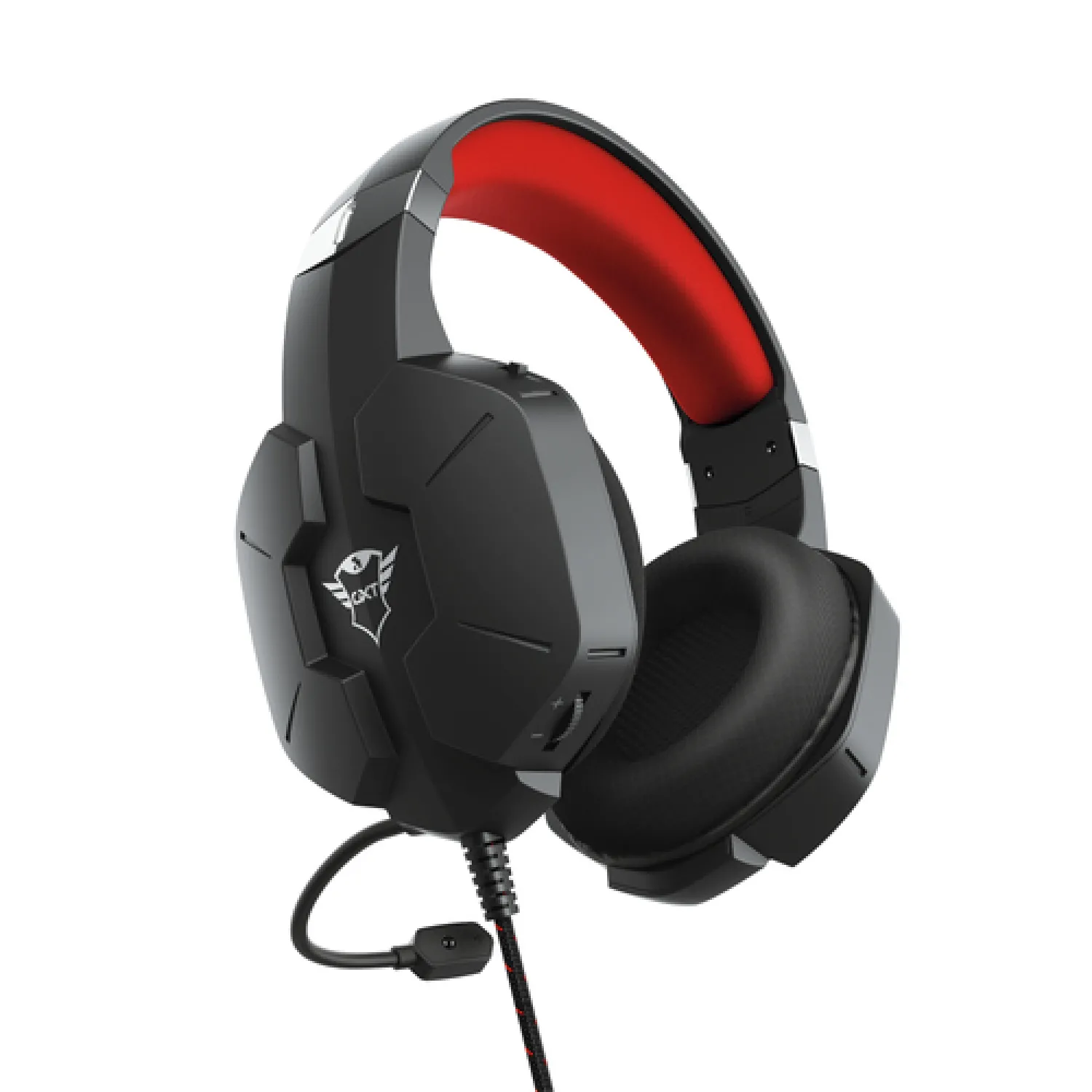 Trust Gaming Cuffie PC, PS4, PS5, PlayStation 4/5, Xbox Series X/S GXT 323 Carus con Microfono Flessibile, 3.5 mm Jack, Filo, Controllo del Volume ed Esclusione Audio del Microfono - Nero - immagine 4