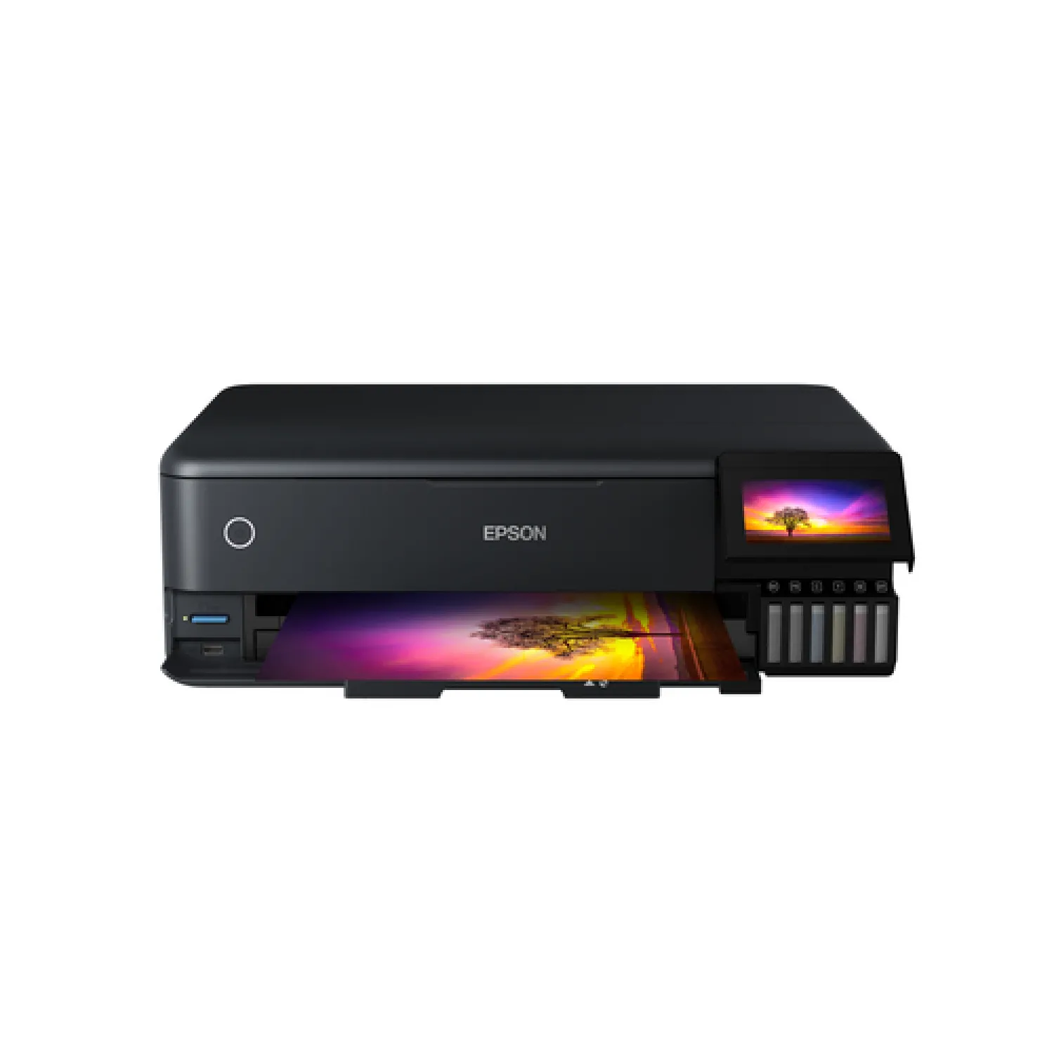 Epson EcoTank ET-8550 Stampante Fotografica per Appassionati Creativi, Formato A3+ Ultraconveniente, Inchiostri a 6 Colori, Gestione dei Supporti a 5 vie, Wi-Fi Direct ed Ethernet, Touchscreen