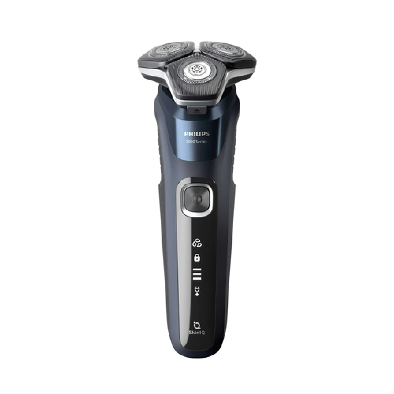 Philips SHAVER serie 5000 S5885/35 rasoio elettrico Rotazione Trimmer Nero, Blu - immagine 5