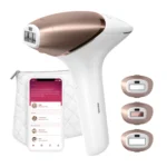 Philips Lumea série 9000, Ãpilateur à lumière pulsée, alternative à l'épilation laser, technologie SenseIQ, 3 accessoires pour corps, visage et zones de précision, usage avec ou sans fil, BRI955/00